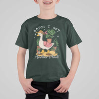 Funny Oops I Got Another Plant T Shirt For Kid Silly-Goose Gardener Plant Lady - Wonder Print Shop
