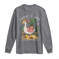 Funny Oops I Got Another Plant Long Sleeve Shirt Silly-Goose Gardener Plant Lady - Wonder Print Shop