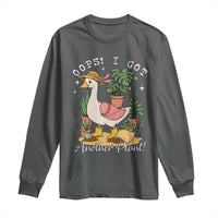 Funny Oops I Got Another Plant Long Sleeve Shirt Silly-Goose Gardener Plant Lady - Wonder Print Shop
