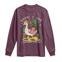 Funny Oops I Got Another Plant Long Sleeve Shirt Silly-Goose Gardener Plant Lady - Wonder Print Shop