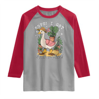 Funny Oops I Got Another Plant Raglan Shirt Silly-Goose Gardener Plant Lady - Wonder Print Shop