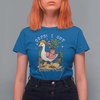 Funny Oops I Got Another Plant T Shirt For Women Silly-Goose Gardener Plant Lady - Wonder Print Shop