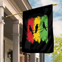 Three Birds Rasta Jamaica Reggae Music Garden Flag - Wonder Print Shop