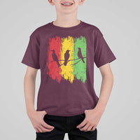 Three Birds Rasta Jamaica Reggae Music T Shirt For Kid - Wonder Print Shop
