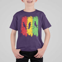 Three Birds Rasta Jamaica Reggae Music T Shirt For Kid - Wonder Print Shop