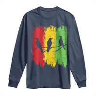 Three Birds Rasta Jamaica Reggae Music Long Sleeve Shirt - Wonder Print Shop