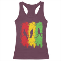 Three Birds Rasta Jamaica Reggae Music Racerback Tank Top - Wonder Print Shop
