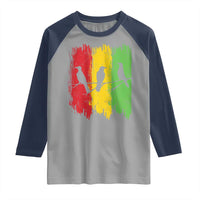 Three Birds Rasta Jamaica Reggae Music Raglan Shirt - Wonder Print Shop