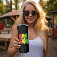 Three Birds Rasta Jamaica Reggae Music Skinny Tumbler - Wonder Print Shop