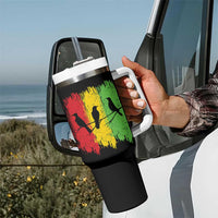 Three Birds Rasta Jamaica Reggae Music Tumbler With Handle - Wonder Print Shop
