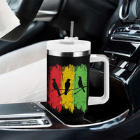 Three Birds Rasta Jamaica Reggae Music Tumbler With Handle - Wonder Print Shop