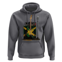 Reggae Guitar Jamaican Flag Amp Microphone Music Lover Hoodie - Wonder Print Shop