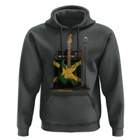 Reggae Guitar Jamaican Flag Amp Microphone Music Lover Hoodie - Wonder Print Shop