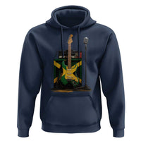 Reggae Guitar Jamaican Flag Amp Microphone Music Lover Hoodie - Wonder Print Shop