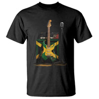 Reggae Guitar Jamaican Flag Amp Microphone Music Lover T Shirt - Wonder Print Shop