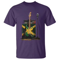 Reggae Guitar Jamaican Flag Amp Microphone Music Lover T Shirt - Wonder Print Shop