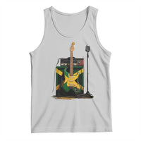 Reggae Guitar Jamaican Flag Amp Microphone Music Lover Tank Top - Wonder Print Shop