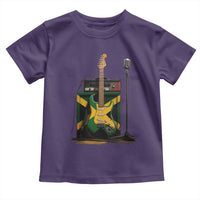 Reggae Guitar Jamaican Flag Amp Microphone Music Lover Toddler T Shirt - Wonder Print Shop
