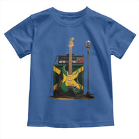 Reggae Guitar Jamaican Flag Amp Microphone Music Lover Toddler T Shirt - Wonder Print Shop