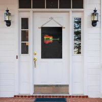 Reggae Music Guitar Lake Shadow Jamaica Rasta Garden Flag - Wonder Print Shop