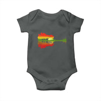Reggae Music Guitar Lake Shadow Jamaica Rasta Baby Onesie - Wonder Print Shop