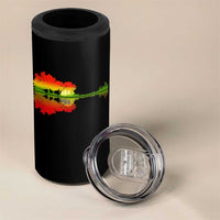 Reggae Music Guitar Lake Shadow Jamaica Rasta 4 in 1 Can Cooler Tumbler - Wonder Print Shop