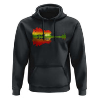 Reggae Music Guitar Lake Shadow Jamaica Rasta Hoodie - Wonder Print Shop