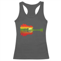 Reggae Music Guitar Lake Shadow Jamaica Rasta Racerback Tank Top - Wonder Print Shop