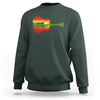Reggae Music Guitar Lake Shadow Jamaica Rasta Sweatshirt - Wonder Print Shop