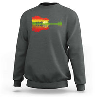 Reggae Music Guitar Lake Shadow Jamaica Rasta Sweatshirt - Wonder Print Shop