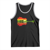 Reggae Music Guitar Lake Shadow Jamaica Rasta Tank Top - Wonder Print Shop