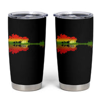 Reggae Music Guitar Lake Shadow Jamaica Rasta Tumbler Cup - Wonder Print Shop