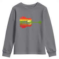 Reggae Music Guitar Lake Shadow Jamaica Rasta Youth Sweatshirt - Wonder Print Shop