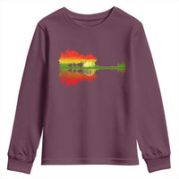 Reggae Music Guitar Lake Shadow Jamaica Rasta Youth Sweatshirt - Wonder Print Shop