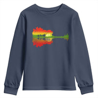 Reggae Music Guitar Lake Shadow Jamaica Rasta Youth Sweatshirt - Wonder Print Shop
