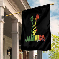 Funny Jamaica One Love Reggae Music Garden Flag Rasta Peace Hand Guitar - Wonder Print Shop