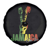 Jamaica One Love Reggae Music Spare Tire Cover Rasta Peace Hand Guitar - Wonder Print Shop