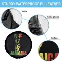 Jamaica One Love Reggae Music Spare Tire Cover Rasta Peace Hand Guitar - Wonder Print Shop