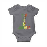 Jamaica One Love Reggae Music Baby Onesie Rasta Peace Hand Guitar - Wonder Print Shop