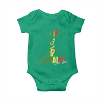 Jamaica One Love Reggae Music Baby Onesie Rasta Peace Hand Guitar - Wonder Print Shop