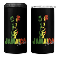 Jamaica One Love Reggae Music 4 in 1 Can Cooler Tumbler Rasta Peace Hand Guitar - Wonder Print Shop
