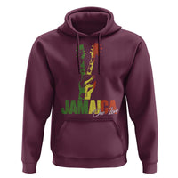 Jamaica One Love Reggae Music Hoodie Rasta Peace Hand Guitar - Wonder Print Shop