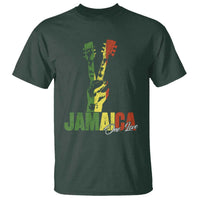 Jamaica One Love Reggae Music T Shirt Rasta Peace Hand Guitar - Wonder Print Shop