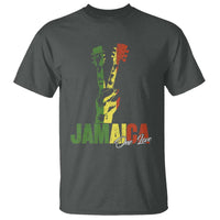 Jamaica One Love Reggae Music T Shirt Rasta Peace Hand Guitar - Wonder Print Shop