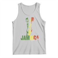 Jamaica One Love Reggae Music Tank Top Rasta Peace Hand Guitar - Wonder Print Shop