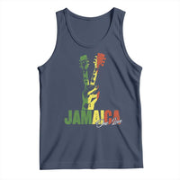 Jamaica One Love Reggae Music Tank Top Rasta Peace Hand Guitar - Wonder Print Shop
