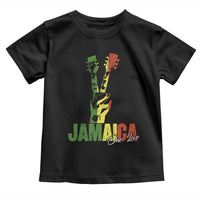 Jamaica One Love Reggae Music Toddler T Shirt Rasta Peace Hand Guitar - Wonder Print Shop