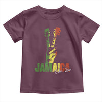 Jamaica One Love Reggae Music Toddler T Shirt Rasta Peace Hand Guitar - Wonder Print Shop