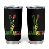 Jamaica One Love Reggae Music Tumbler Cup Rasta Peace Hand Guitar - Wonder Print Shop