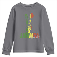 Jamaica One Love Reggae Music Youth Sweatshirt Rasta Peace Hand Guitar - Wonder Print Shop